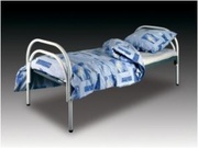 Железные двухъярусные кровати для бытовок,  кровати для общежитий,  опт.